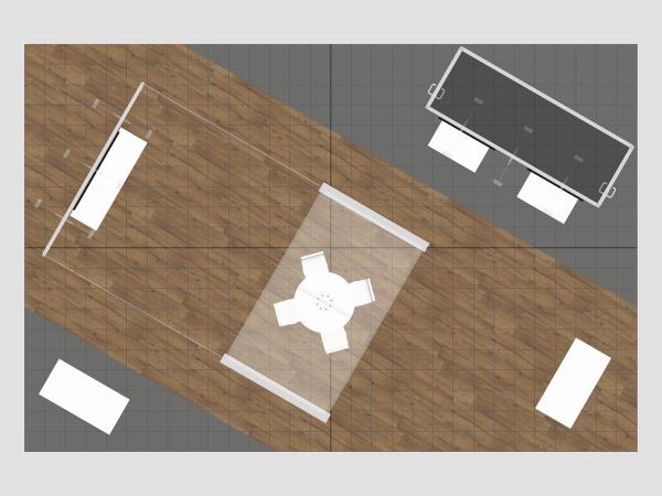 RE-9113 Rental Trade Show Island -- Plan View